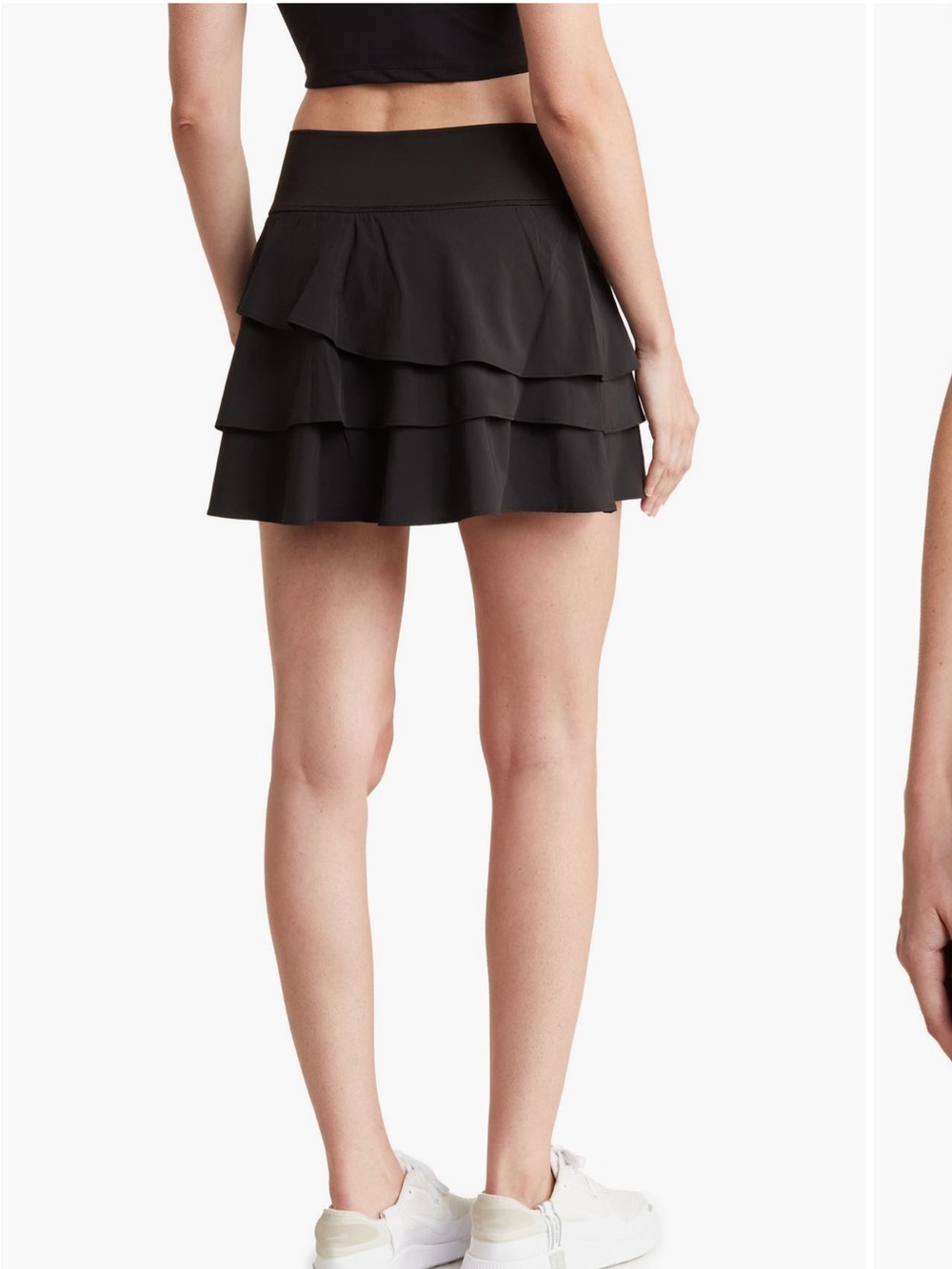 Yogalicious Black Layered Active Skort - Women - Picture 2 of 5